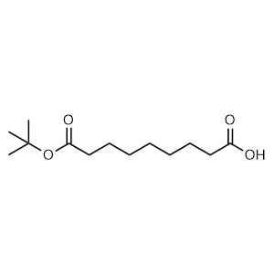 Nonanedioic acid mono tert-butyl ester 化学構造式