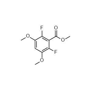 Methyl 2,6-difluoro-3,5-dimethoxybenzoate 化学構造式