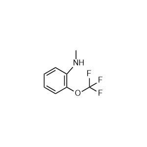 N-Methyl-2-(trifluoromethoxy)aniline 化学構造式