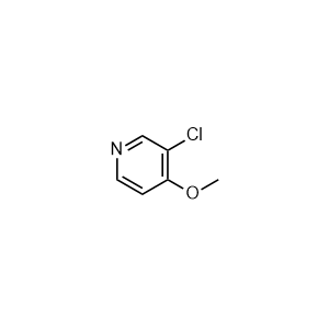 3-Chloro-4-methoxypyridine 化学構造式