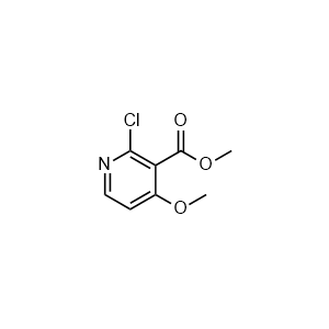 Methyl 2-chloro-4-methoxynicotinate 化学構造式
