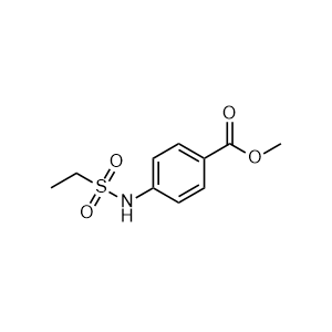 methyl 4-(ethylsulfonamido)benzoate 化学構造式