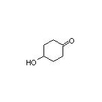 4-Hydroxycyclohexanone 化学構造式