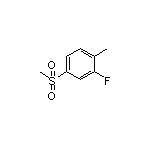 2-Fluoro-4-(methylsulfonyl)toluene 化学構造式