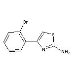 2-Amino-4-(2-bromophenyl)thiazole 化学構造式