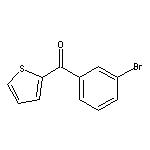 (3-Bromophenyl)(2-thienyl)methanone 化学構造式