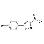 5-(4-Bromophenyl)isoxazole-3-carboxylic Acid 化学構造式