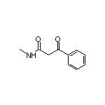 N-Methyl-3-oxo-3-phenylpropanamide 化学構造式