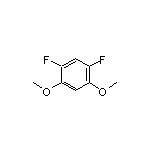 1,5-Difluoro-2,4-dimethoxybenzene 化学構造式