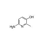 6-Amino-3-hydroxy-2-methylpyridine 化学構造式