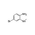 5-Bromo-N1-methyl-1,2-benzenediamine 化学構造式