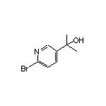 2-(6-Bromo-3-pyridyl)-2-propanol 化学構造式