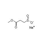 Sodium 3-Methoxy-3-oxopropane-1-sulfinate 化学構造式