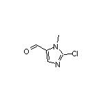 2-Chloro-1-methylimidazole-5-carbaldehyde 化学構造式