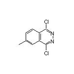1,4-Dichloro-6-methylphthalazine 化学構造式