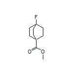 Methyl 4-Fluorobicyclo[2.2.2]octane-1-carboxylate 化学構造式