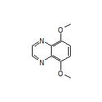 5,8-Dimethoxyquinoxaline 化学構造式