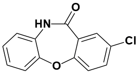 2-Chlorodibenz[b,f][1,4]Oxazepin-11(10H)-One 化学構造式