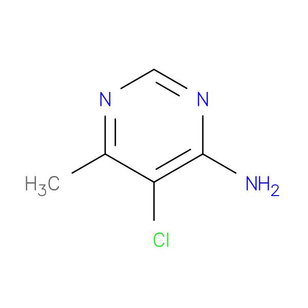4-Pyrimidinamine, 5-chloro-6-methyl- 化学構造式