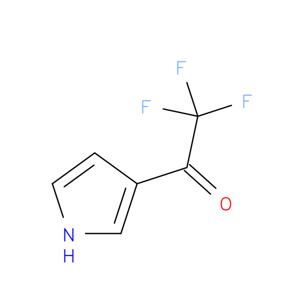 2,2,2-Trifluoro-1-(1h-pyrrol-3-yl)-1-ethanone 化学構造式