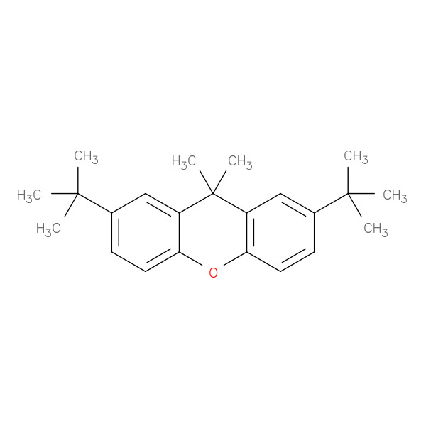 2,7-Di-Tert-Butyl-9,9-Dimethyl-9H-Xanthene 化学構造式