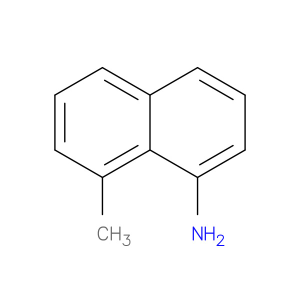 8-Methylnaphthalen-1-amine 化学構造式