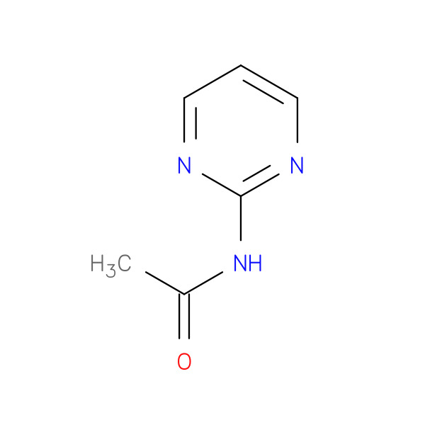 N-(Pyrimidin-2-yl)acetamide 化学構造式