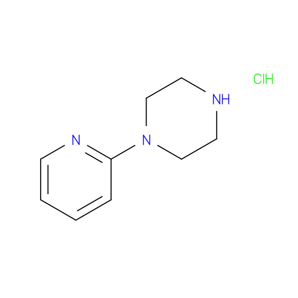 1-(2-Pyridyl)piperazine, HCl 化学構造式