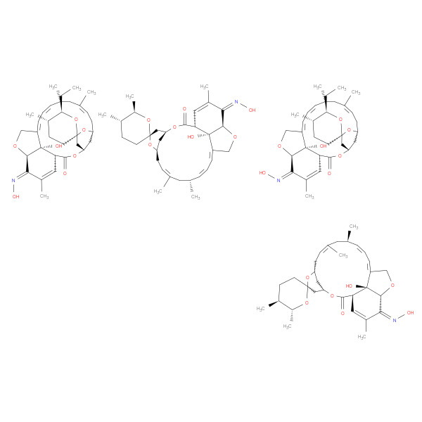 Milbemycin oxime 化学構造式