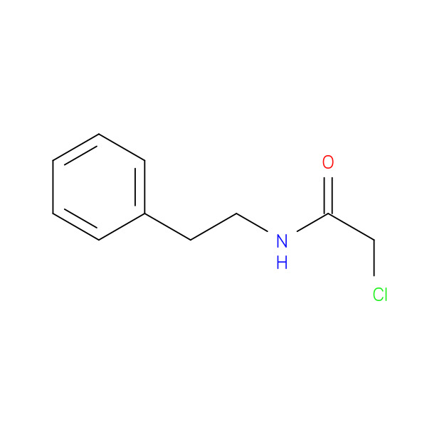 2-Chloro-N-phenethylacetamide 化学構造式