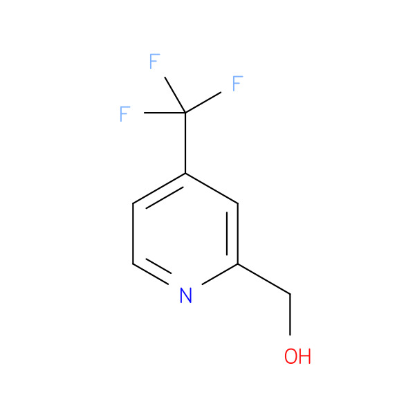 (4-(Trifluoromethyl)pyridin-2-yl)methanol 化学構造式