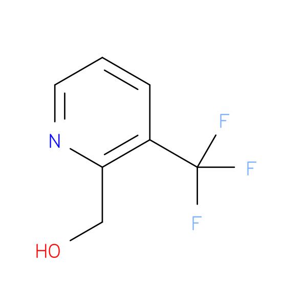 (3-Trifluoromethylpyridin-2-yl)methanol 化学構造式