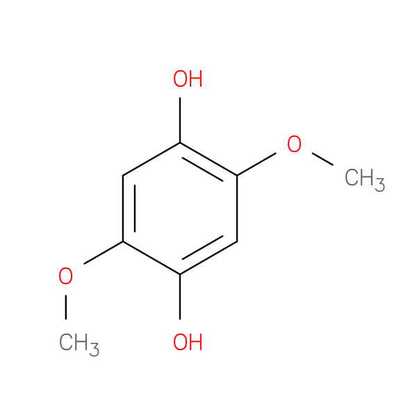 1,4-Benzenediol, 2,5-dimethoxy- 化学構造式