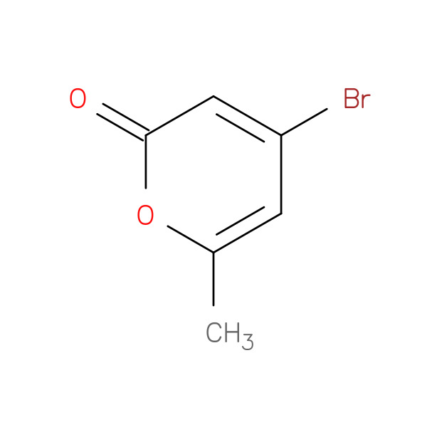 2H-Pyran-2-one, 4-bromo-6-methyl- 化学構造式