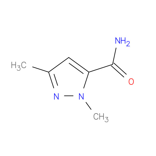1,3-Dimethyl-1H-pyrazole-5-carboxamide 化学構造式