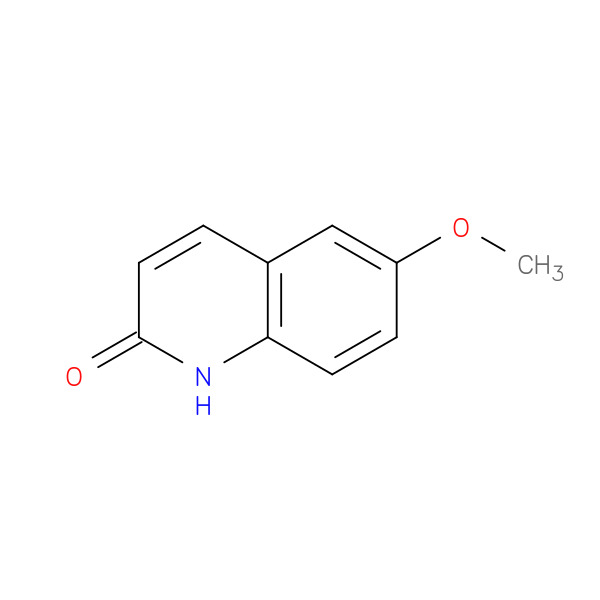 6-Methoxyquinolin-2(1H)-One 化学構造式