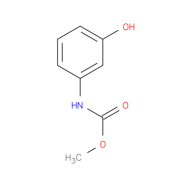 Methyl (3-Hydroxyphenyl)Carbamate 化学構造式