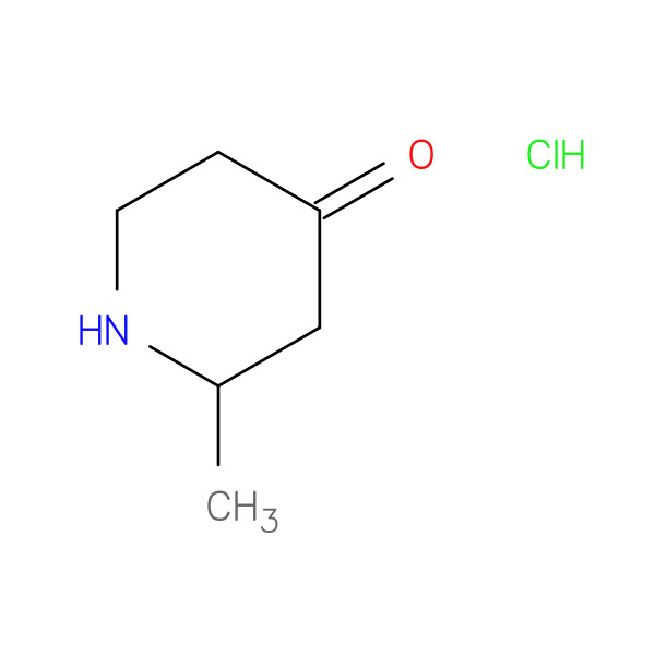 2-Methylpiperidin-4-one Hydrochloride 化学構造式