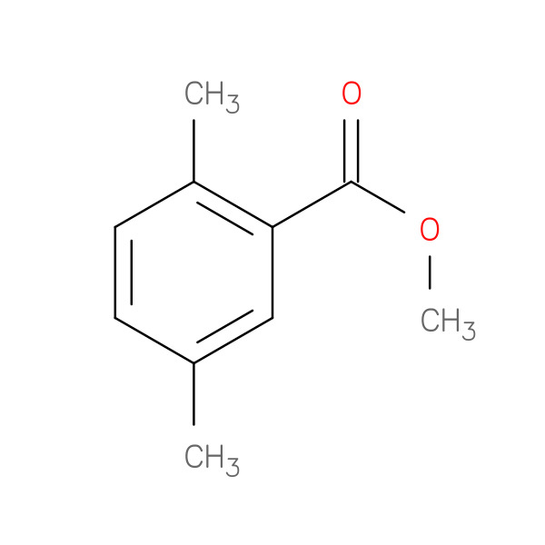 Methyl 2,5-dimethylbenzoate 化学構造式