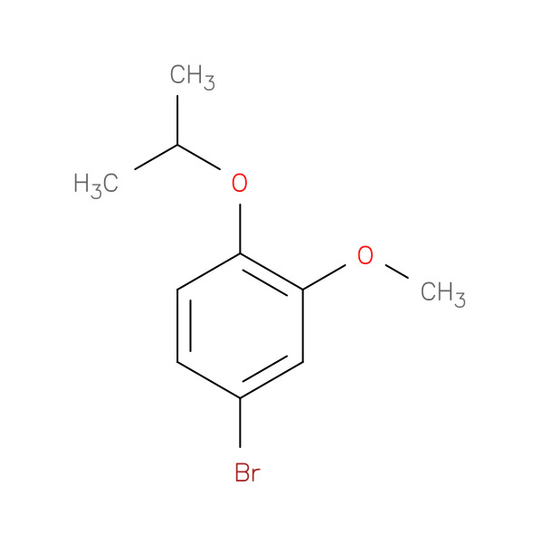 Benzene, 4-bromo-2-methoxy-1-(1-methylethoxy)- 化学構造式