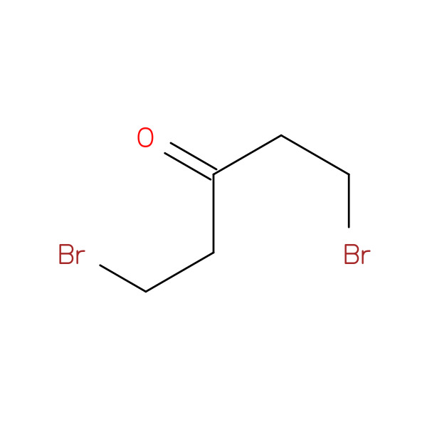 3-Pentanone, 1,5-dibromo- 化学構造式