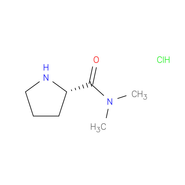 H-Pro-NMe2 HCl 化学構造式