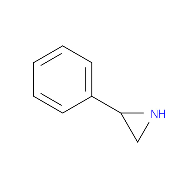 2-Phenylaziridine 化学構造式