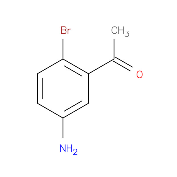1-(5-AMino-2-broMophenyl)ethanone 化学構造式