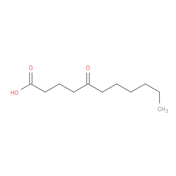Undecanoic acid, 5-oxo- 化学構造式