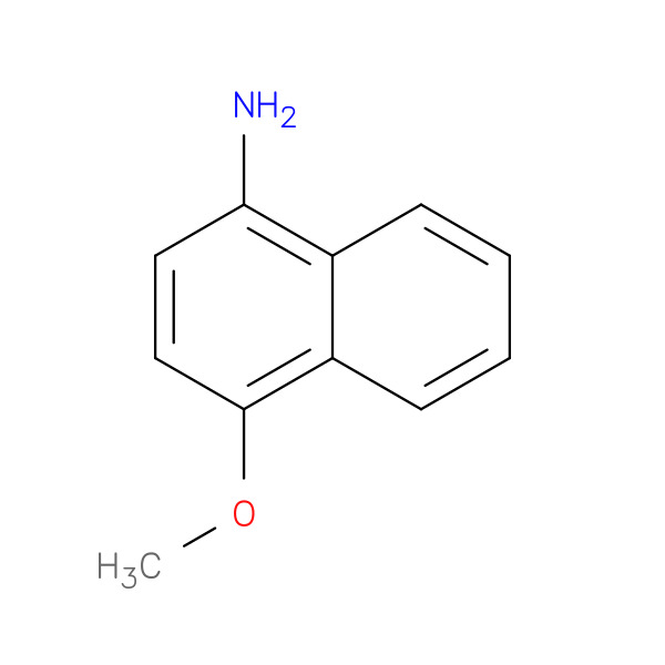 1-Naphthalenamine, 4-methoxy- 化学構造式