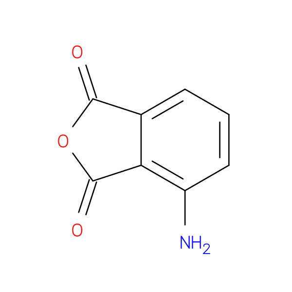 4-Aminoisobenzofuran-1,3-dione 化学構造式