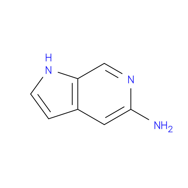 1H-Pyrrolo[2,3-c]pyridin-5-amine 化学構造式