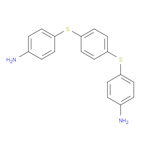Benzenamine, 4,4'-[1,4-phenylenebis(thio)]bis- 化学構造式