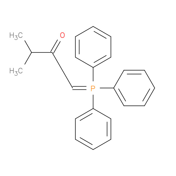 2-Butanone, 3-methyl-1-(triphenylphosphoranylidene)- 化学構造式